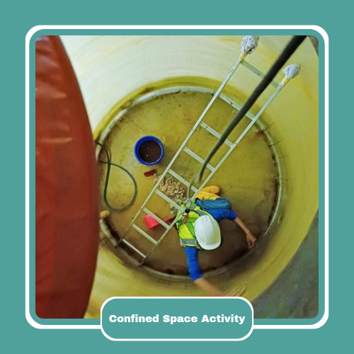 Confined Space work cleaning, passivation, polishing